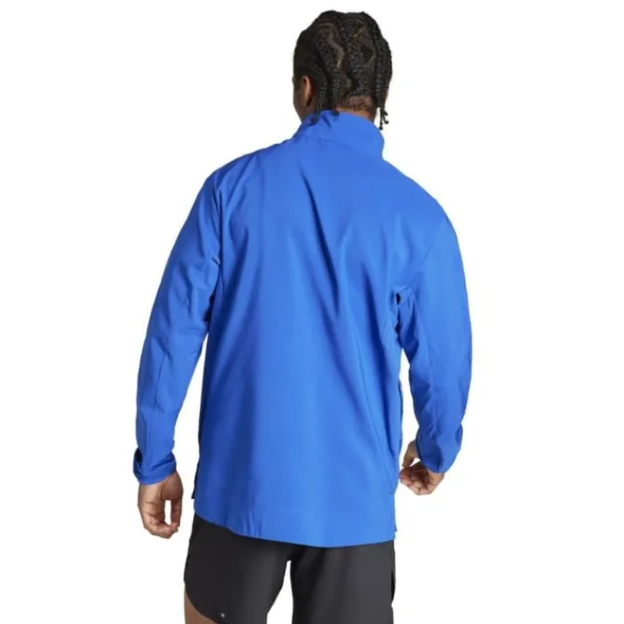 adidas Veste Running^Adizero E Jacket Bleu