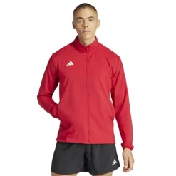 adidas Veste Running^Adizero E Jacket Rouge
