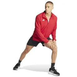 adidas Veste Running^Adizero E Jacket Rouge