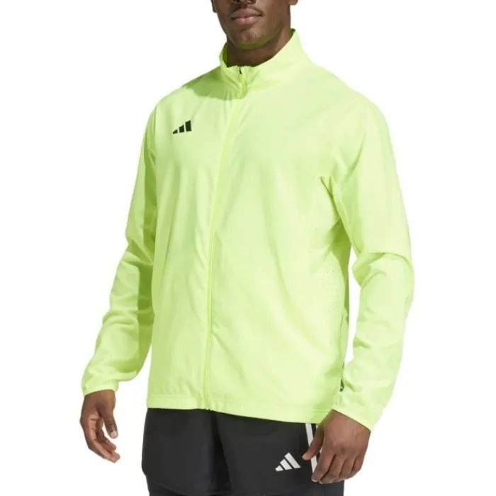 adidas Veste Running^Adizero E Jacket Jaune