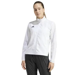 adidas Veste Running^Adizero E Jacket Blanc