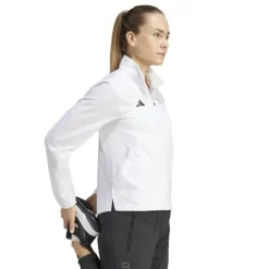 adidas Veste Running^Adizero E Jacket Blanc