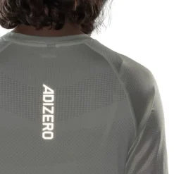adidas T-shirt Et Manches Longues Running^Adizero Long Sleve Vert