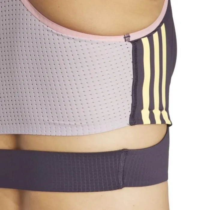 adidas T-shirt Et Manches Longues Running^ADIZERO PROMO RUNNING CROP TOP Mauve