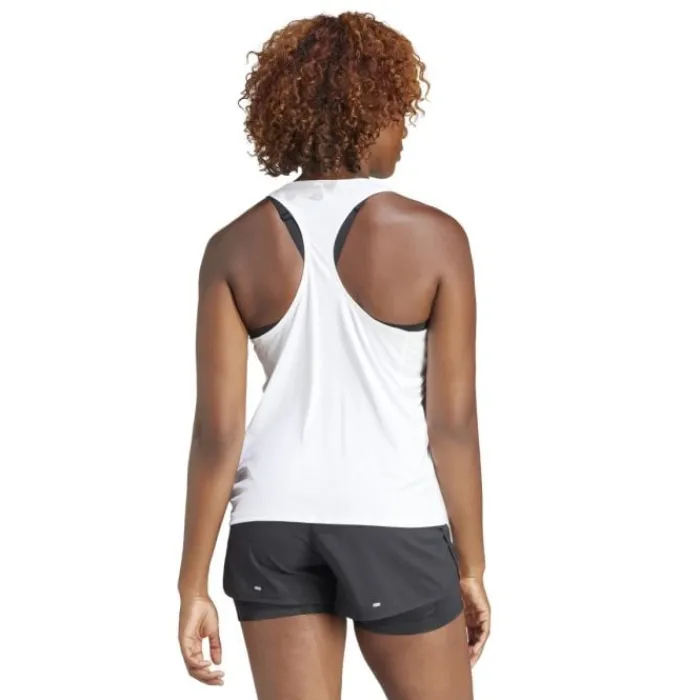 adidas T-shirt Et Manches Longues Running^Adizero Tank Blanc