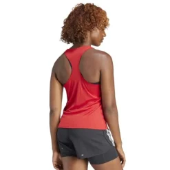adidas T-shirt Et Manches Longues Running^Adizero Tank Rouge