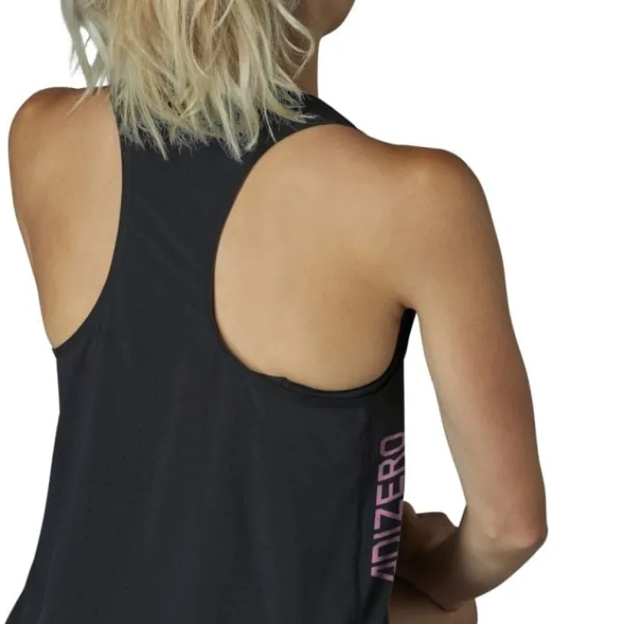 adidas T-shirt Et Manches Longues Running^Adizero Tank Noir