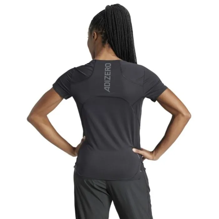 adidas T-shirt Et Manches Longues Running^Adizero T-Shirt Noir