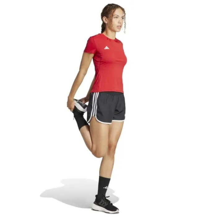 adidas T-shirt Et Manches Longues Running^Adizero T-Shirt Rouge