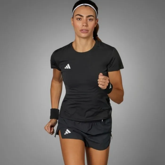 adidas T-shirt Et Manches Longues Running^Adizero T-shirt Noir