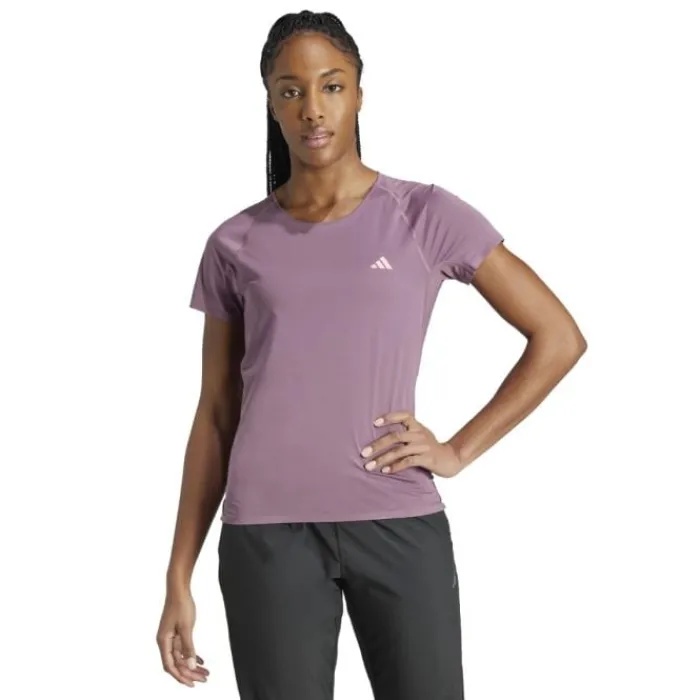 adidas T-shirt Et Manches Longues Running^Adizero T-Shirt Mauve
