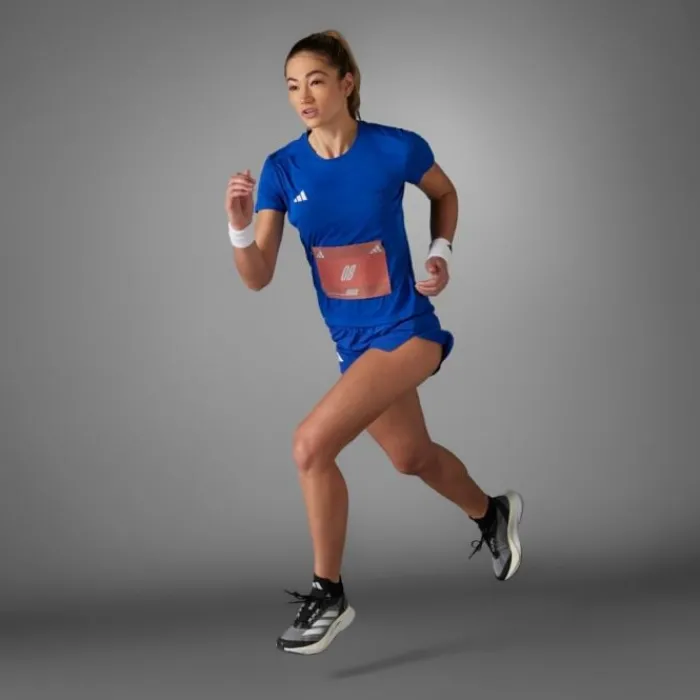 adidas T-shirt Et Manches Longues Running^Adizero T-Shirt Bleu