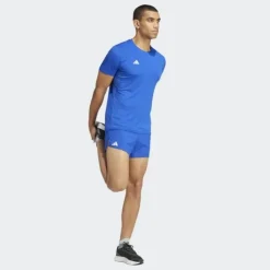adidas T-shirt Et Manches Longues Running^Adizero T-shirt Bleu