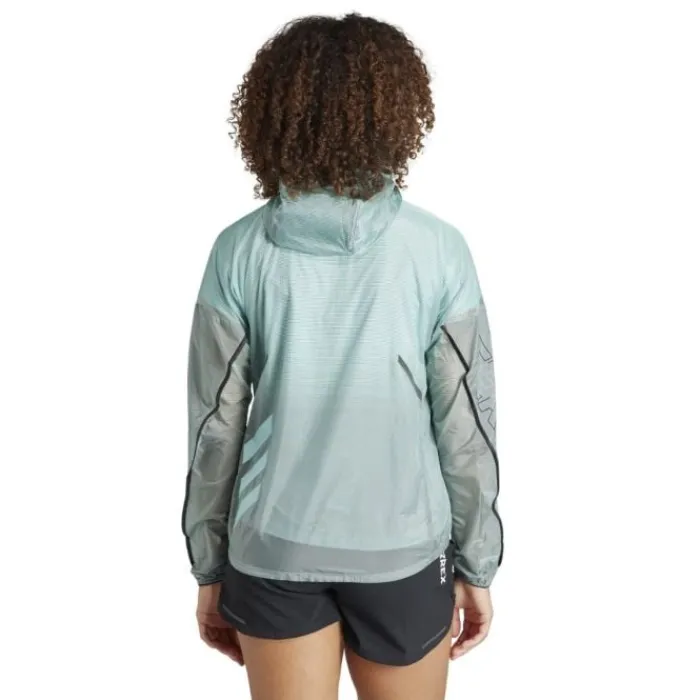 adidas Veste Running^Agr Pro Ww Jacket Bleu