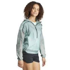 adidas Veste Running^Agr Pro Ww Jacket Bleu