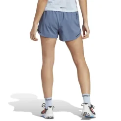 adidas Short Running^AGR Short 3" Bleu