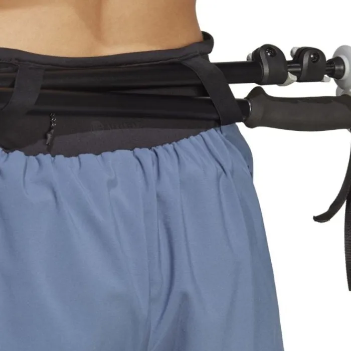 adidas Short Running^AGR Short 3" Bleu