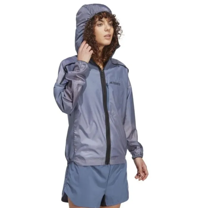 adidas Veste Running^AGR WW Jacket Bleu