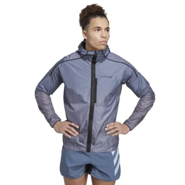 adidas Veste Running^AGR WW Jacket Bleu