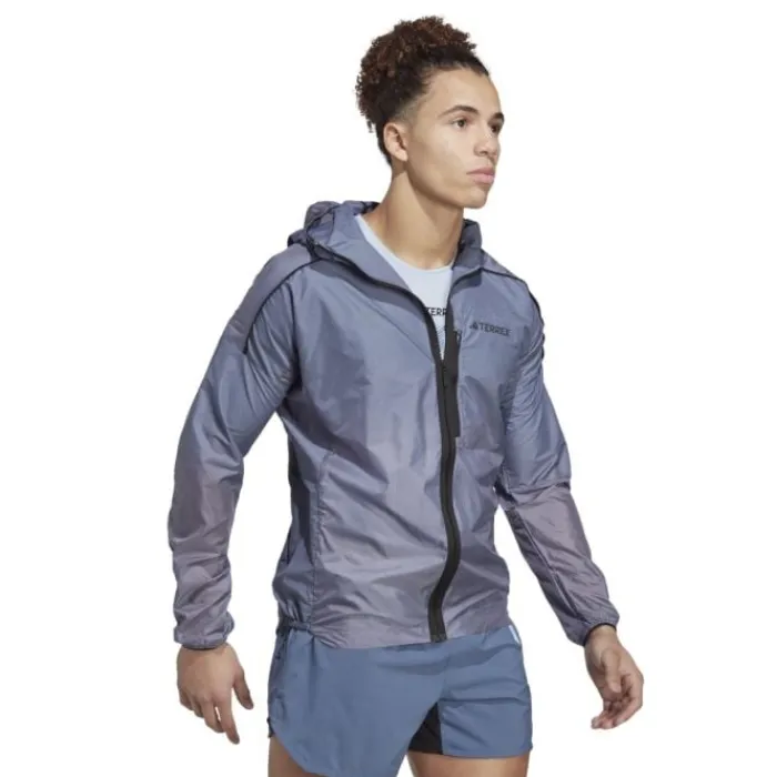 adidas Veste Running^AGR WW Jacket Bleu