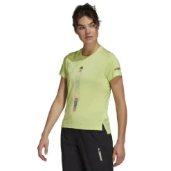 adidas T-shirt Et Manches Longues Running^Agravic Shirt Vert