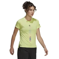 adidas T-shirt Et Manches Longues Running^Agravic Shirt Vert