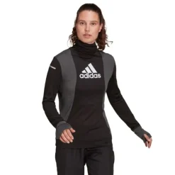 adidas T-shirt Et Manches Longues Running^Block Ls Tee W Noir