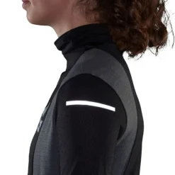 adidas T-shirt Et Manches Longues Running^Block Ls Tee W Noir