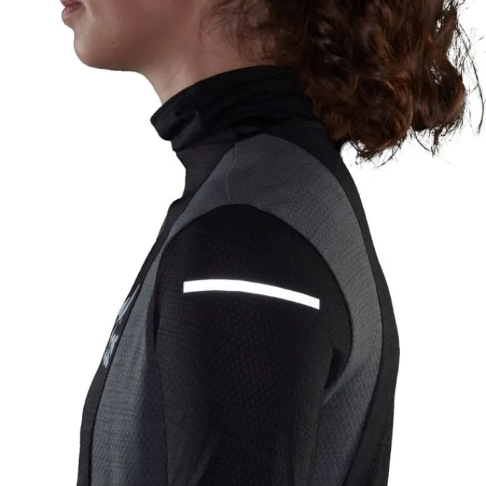 adidas T-shirt Et Manches Longues Running^Block Ls Tee W Noir