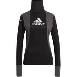 adidas T-shirt Et Manches Longues Running^Block Ls Tee W Noir