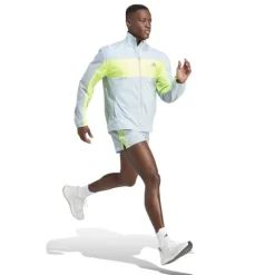 adidas Veste Running^Btn Jacket Bleu