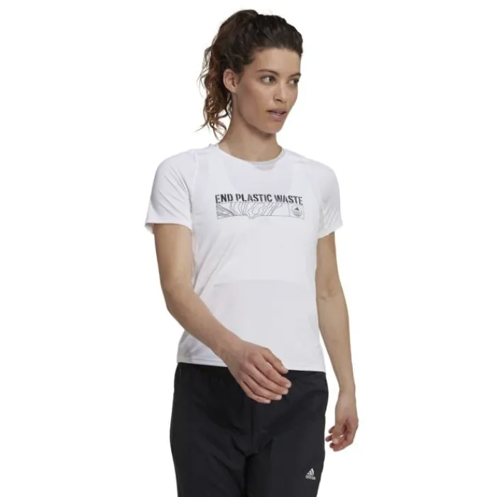 adidas T-shirt Et Manches Longues Running^Epw G T-Shirt Blanc