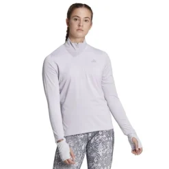 adidas Veste Running^Fast 1/2 Zip Mauve
