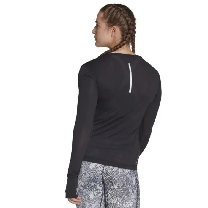 adidas T-shirt Et Manches Longues Running^Fast Long Sleeve Noir