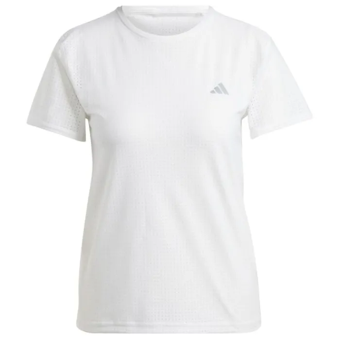 adidas T-shirt Et Manches Longues Running^Fast Tee Blanc