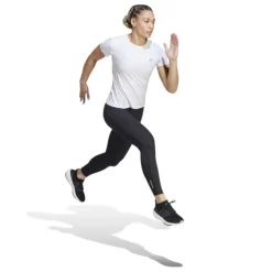 adidas T-shirt Et Manches Longues Running^Fast Tee Blanc