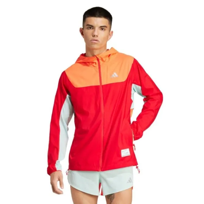 adidas Veste Running^NYC Jacket Rouge