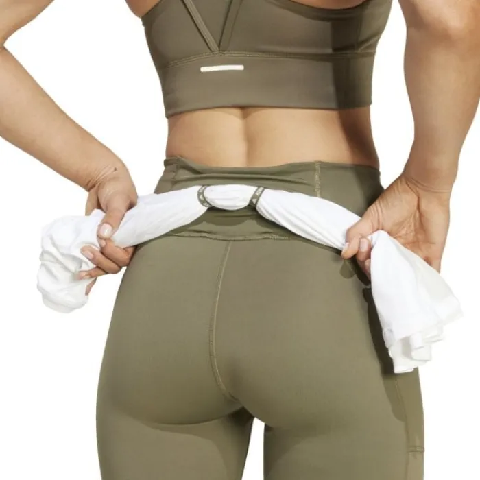 adidas Collant Et Pantalon Running^Own The run 1/1 Long Tights Blanc