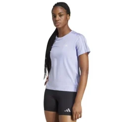 adidas T-shirt Et Manches Longues Running^Own The Run E 3-Stripes T-shirt Bleu
