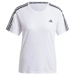 adidas T-shirt Et Manches Longues Running^Own The Run E 3-Stripes T-shirt Blanc