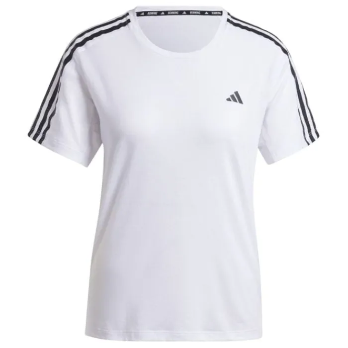 adidas T-shirt Et Manches Longues Running^Own The Run E 3-Stripes T-shirt Blanc