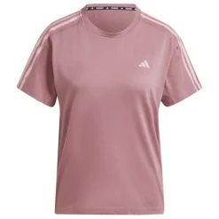 adidas T-shirt Et Manches Longues Running^Own The Run E 3-Stripes T-shirt Rouge