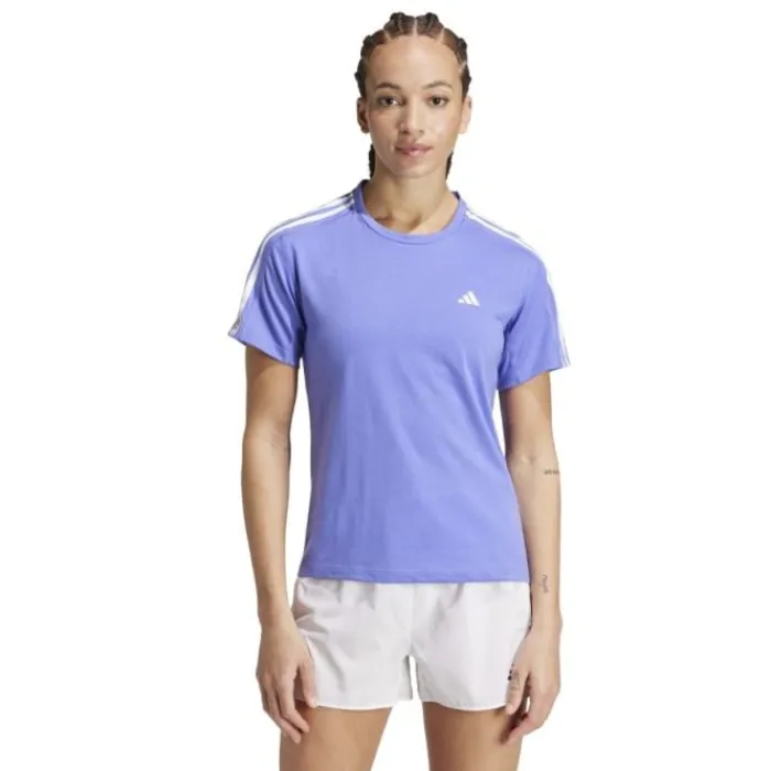 adidas T-shirt Et Manches Longues Running^Own The Run E 3-Stripes T-shirt Mauve