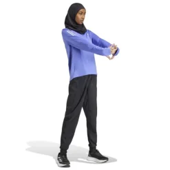 adidas T-shirt Et Manches Longues Running^Own The Run Half-Zip Long Sleeve Mauve