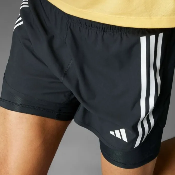 adidas Short Running^Own The Run 3S 2in1 Shorts Noir