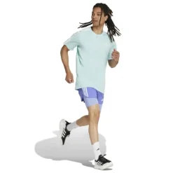 adidas Short Running^Own The Run 3-Stripes 2in1 Shorts Mauve