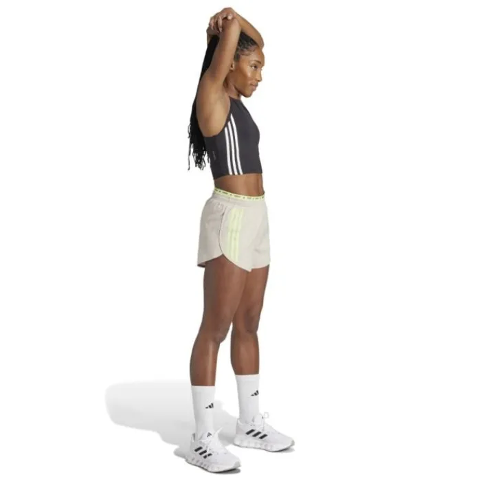 adidas Short Running^Own The Run 3-Stripe 4" Shorts Marron