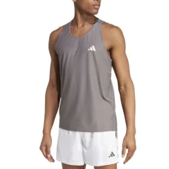 adidas T-shirt Et Manches Longues Running^Own The Run Tank Gris