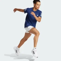 adidas T-shirt Et Manches Longues Running^Own The Run T-Shirt Bleu