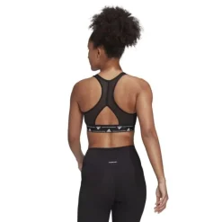 adidas Brassière De Sport^Powerreact Medium-Support Bh Noir